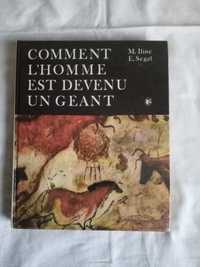 Книга на французском "Comment l'homme est devenu un geant" M. Iline