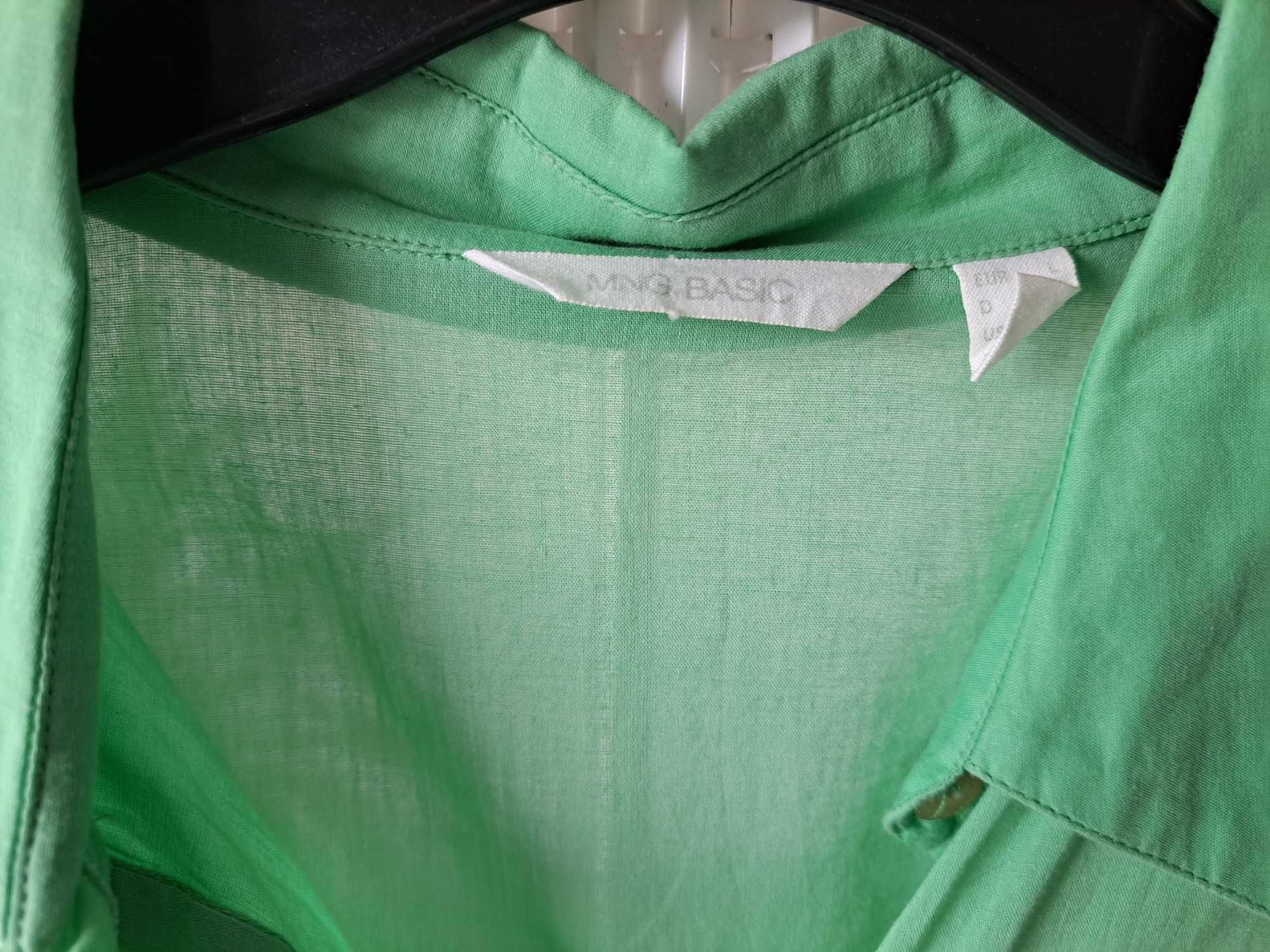 Blusa / camisa L verde da Mango