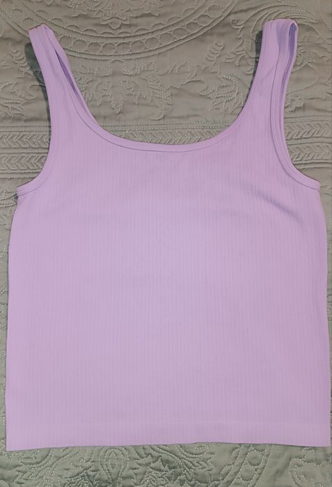 Майка H&M колір лавандовий