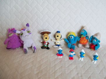 Zabawki z Mc Donalds: Smerfy, Snoopy