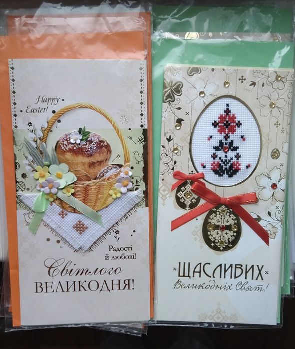 Открытка ручной работы Пасха