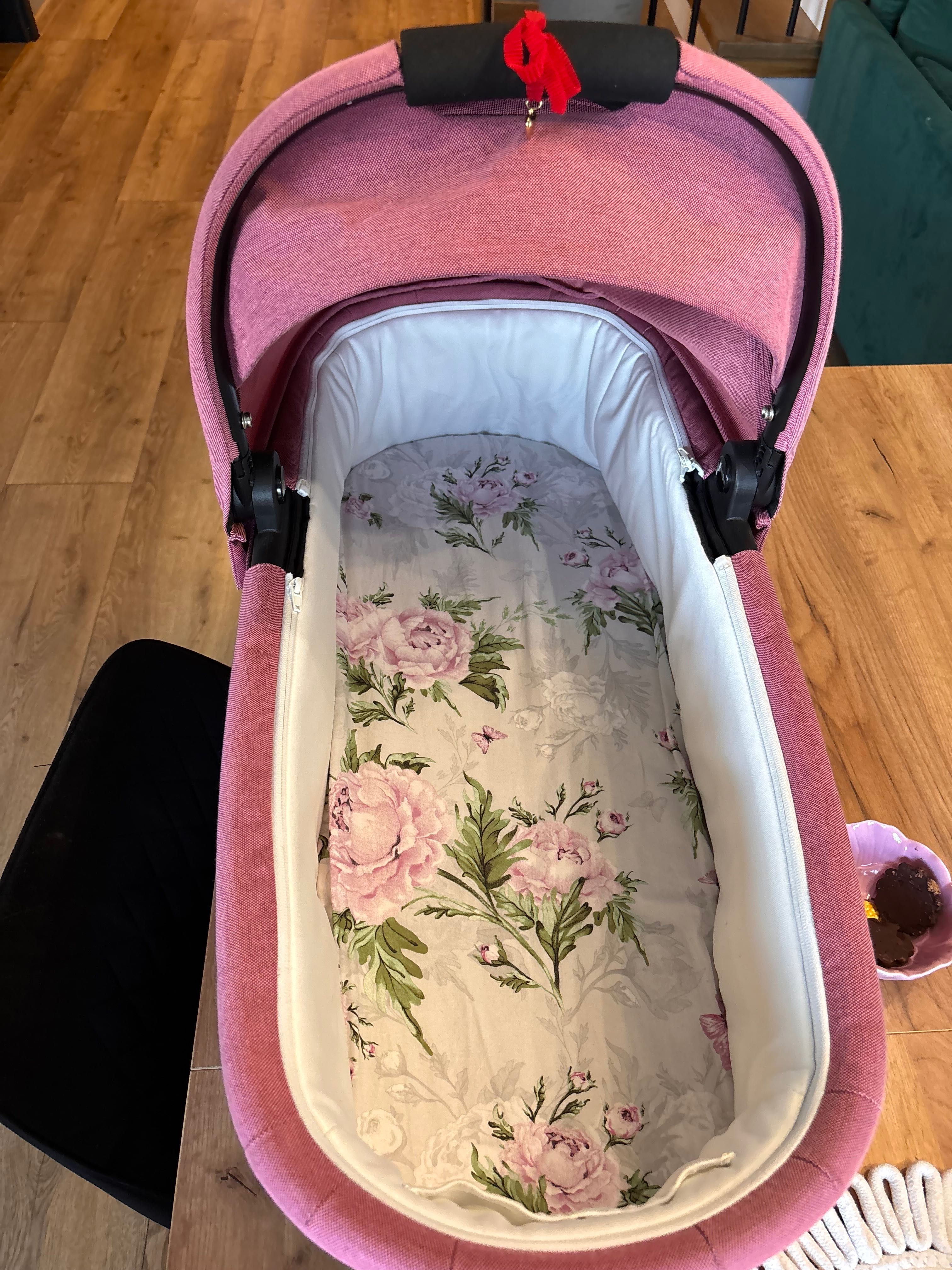 Gondola Cybex Cot s magnolia pink balios s lux