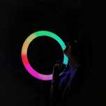 Super Ring Light Multicolors 46Cm Com Comando Bluetooth