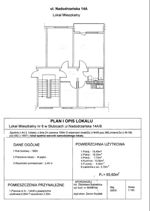 3-pokojowe Słoneczne mieszkanie  z widokiem na Odrę