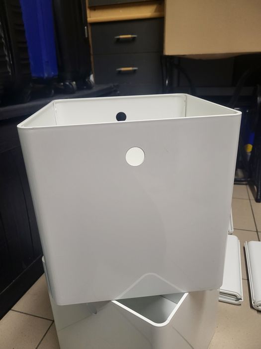 IKEA kUGGIS pudełka  plastikowe  biale.Organizery do kallaxa