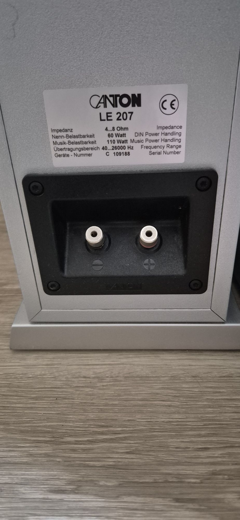 Zestaw Canton Głośniki le 207*subwoofer AS 25 Sc