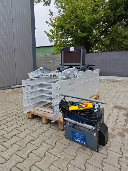 Winda drabina dekarska Bocker Top-Lift 12m wciągarka dachowa Nr.39