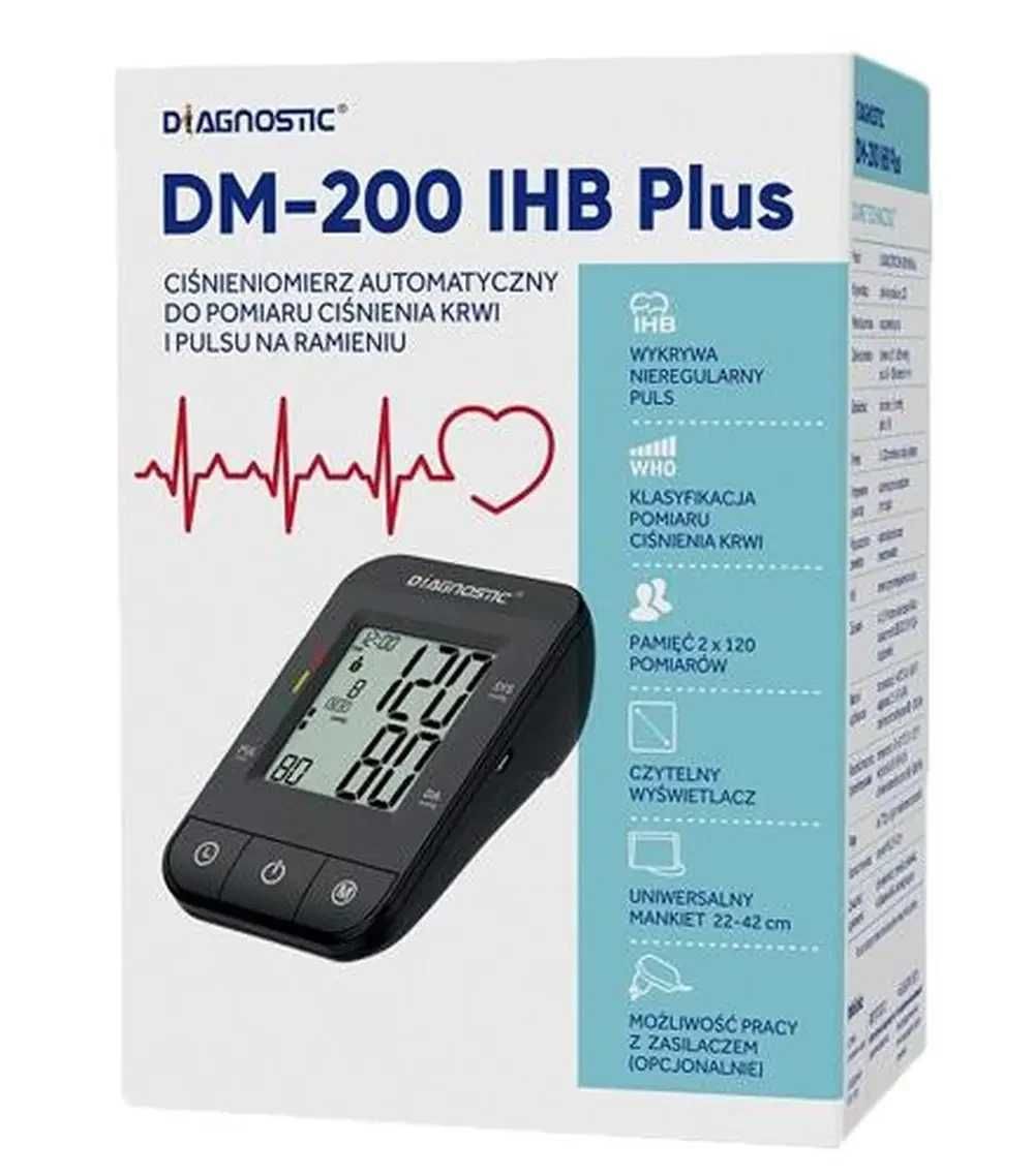 Ciśnieniomierz naramienny automatyczny DM-200 IHB Plus Diagnostic