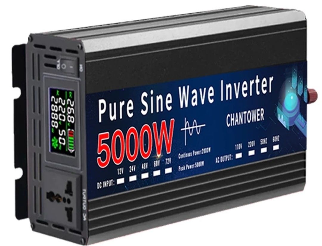 Інвертор 5000w 12v - 220v
