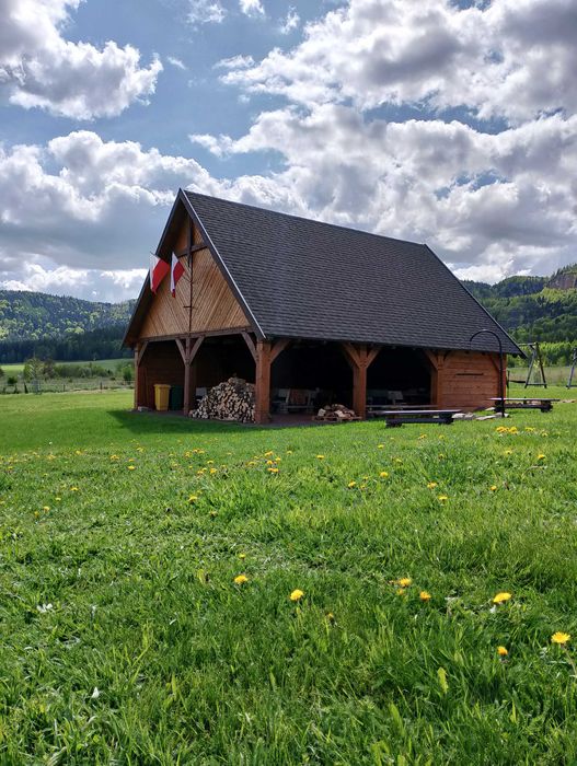 Chata Otulina dom w górach z wiatą biesiadną, balią, sauną, Radków