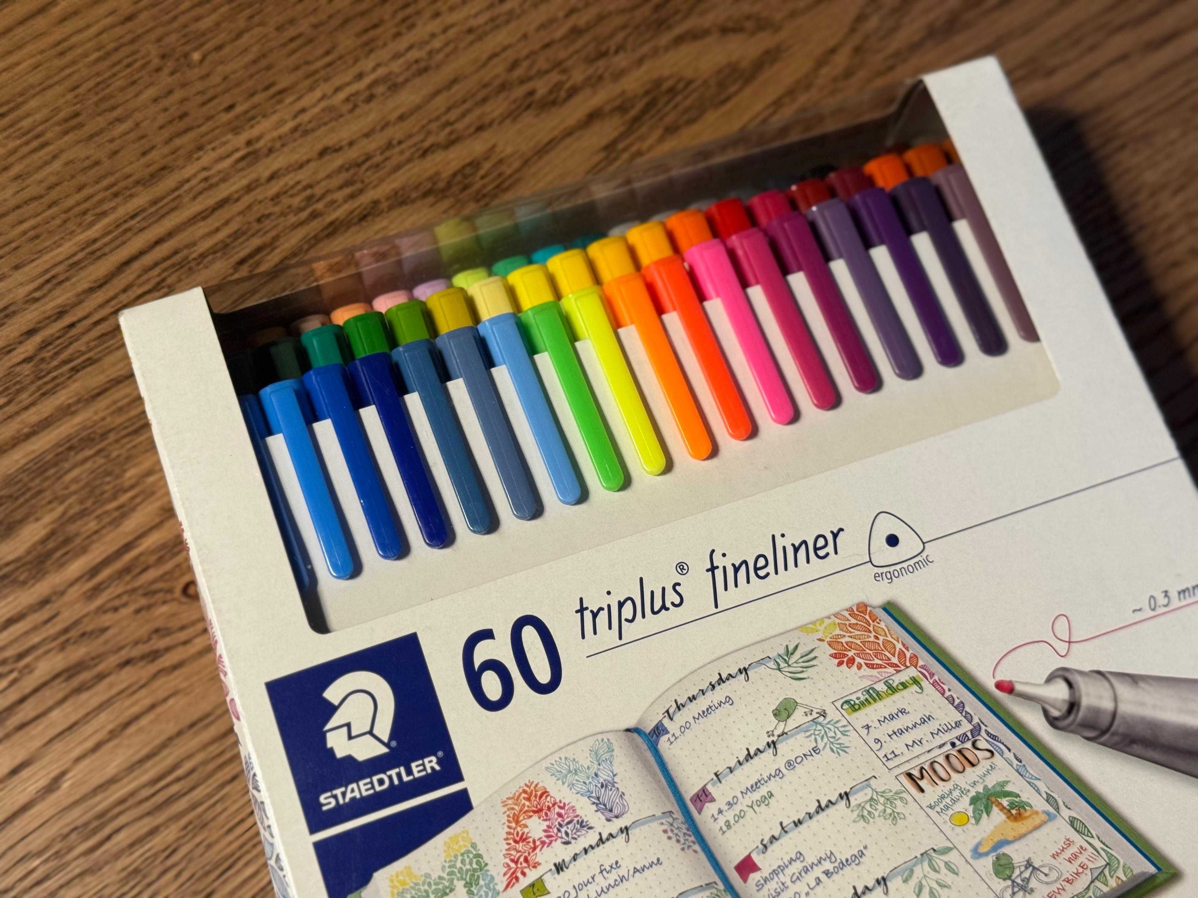 60 Canetas STAEDTLER triplus fineliner