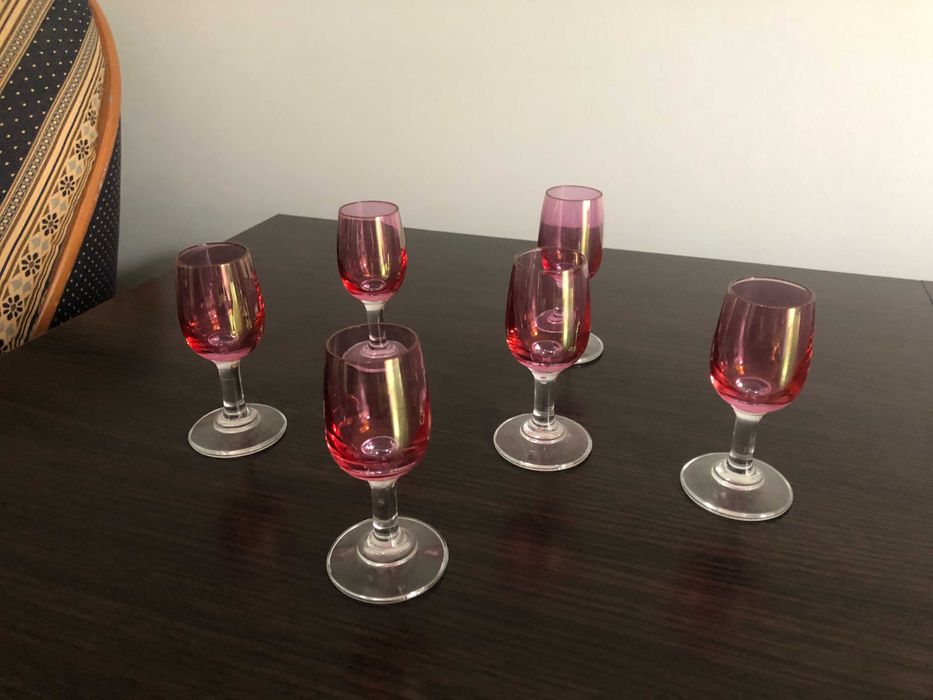 6 kieliszków ,huta szkła krosno