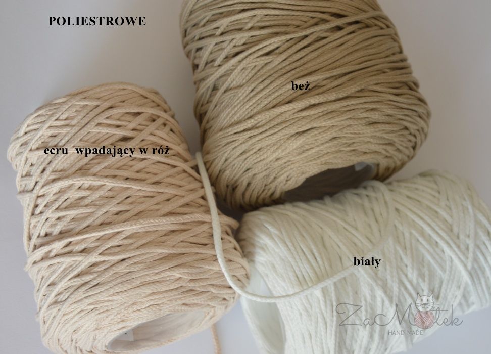 Liny uchwyty do obag kolory długośc róż m pachnące 82cm standard mini