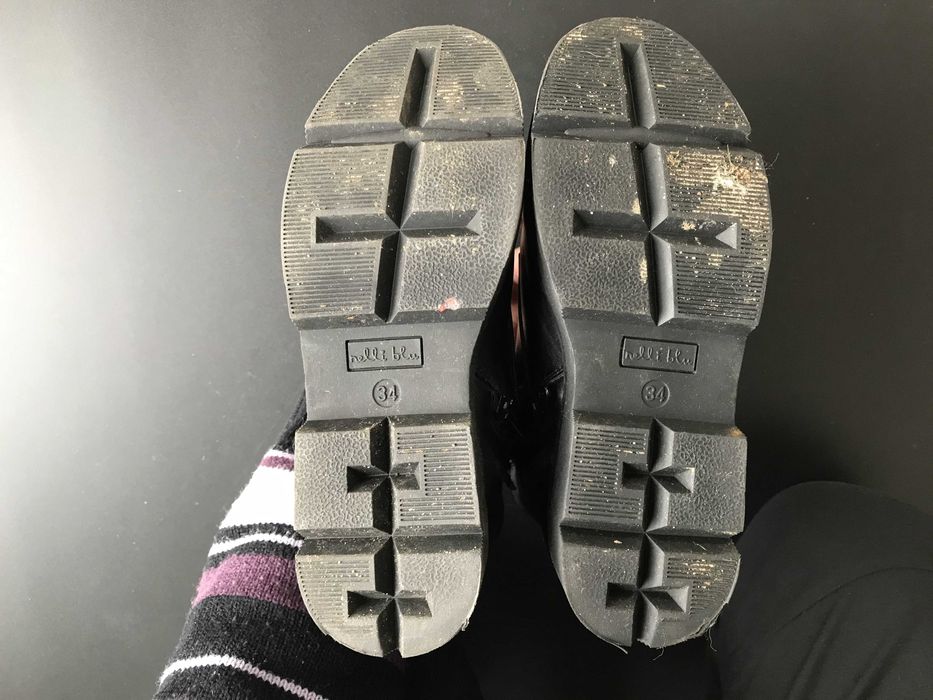 Buty zimowe (glany? trapery? trzewiki?) firmy Nelli Blue - rozmiar 34