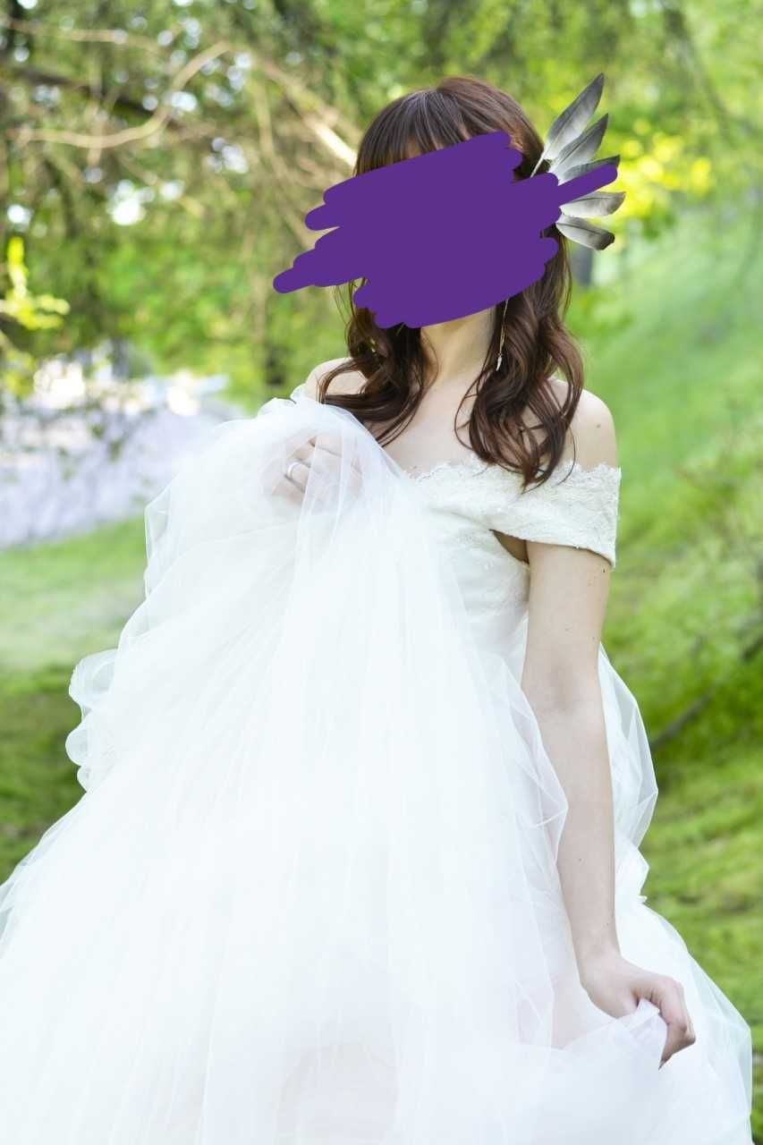 Сукня весільна, для фотосессій, пишна, унікальна