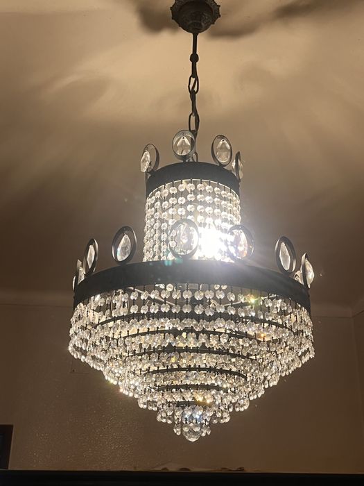 Candeeiros de cristal de teto