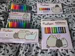 Obniżka! Wyprawka Pusheen mazaki kredki farby plakatowe plastelina