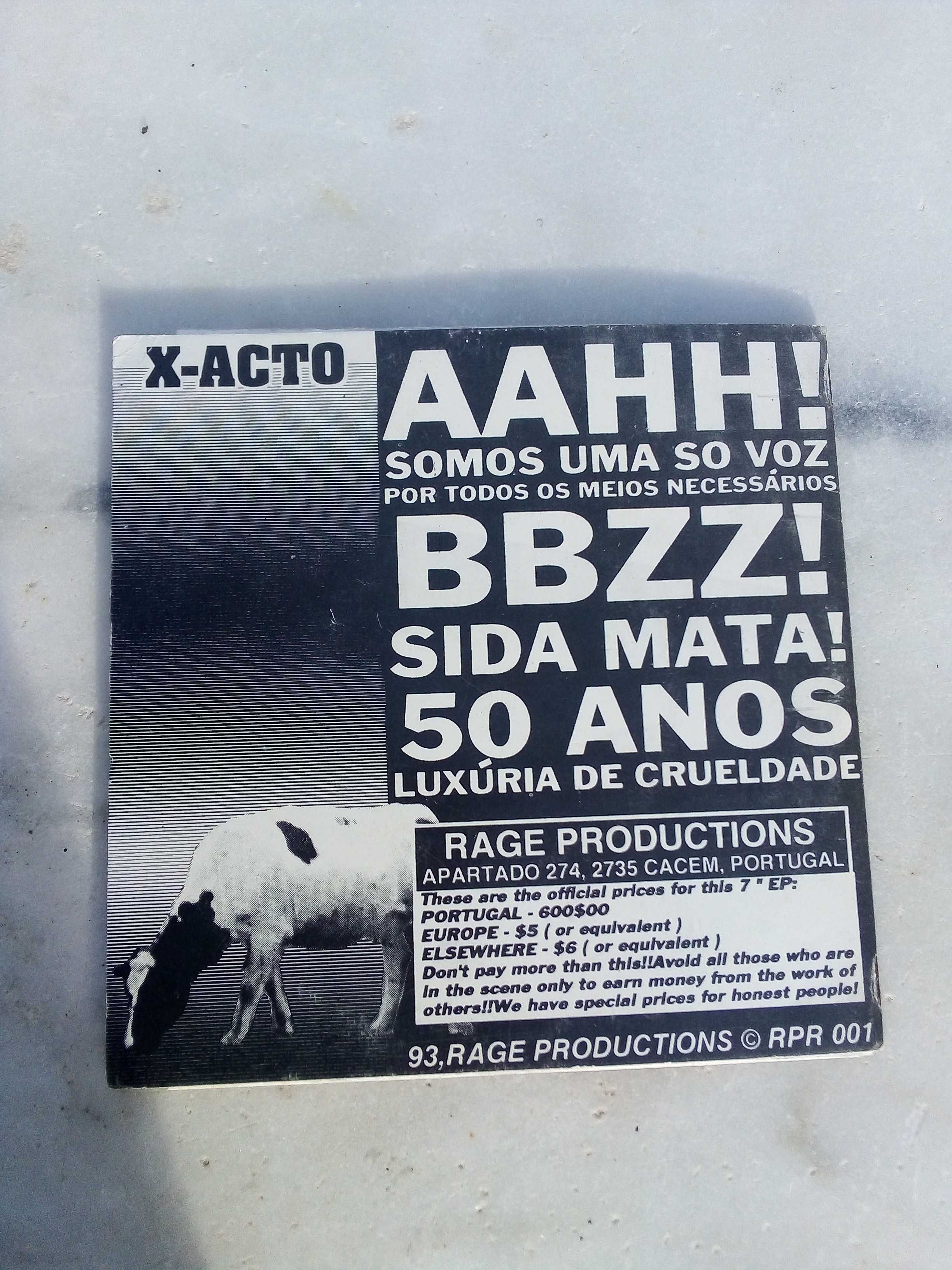 EP Somos Uma Só Voz - X-Acto 45 rpm 7" Vinil