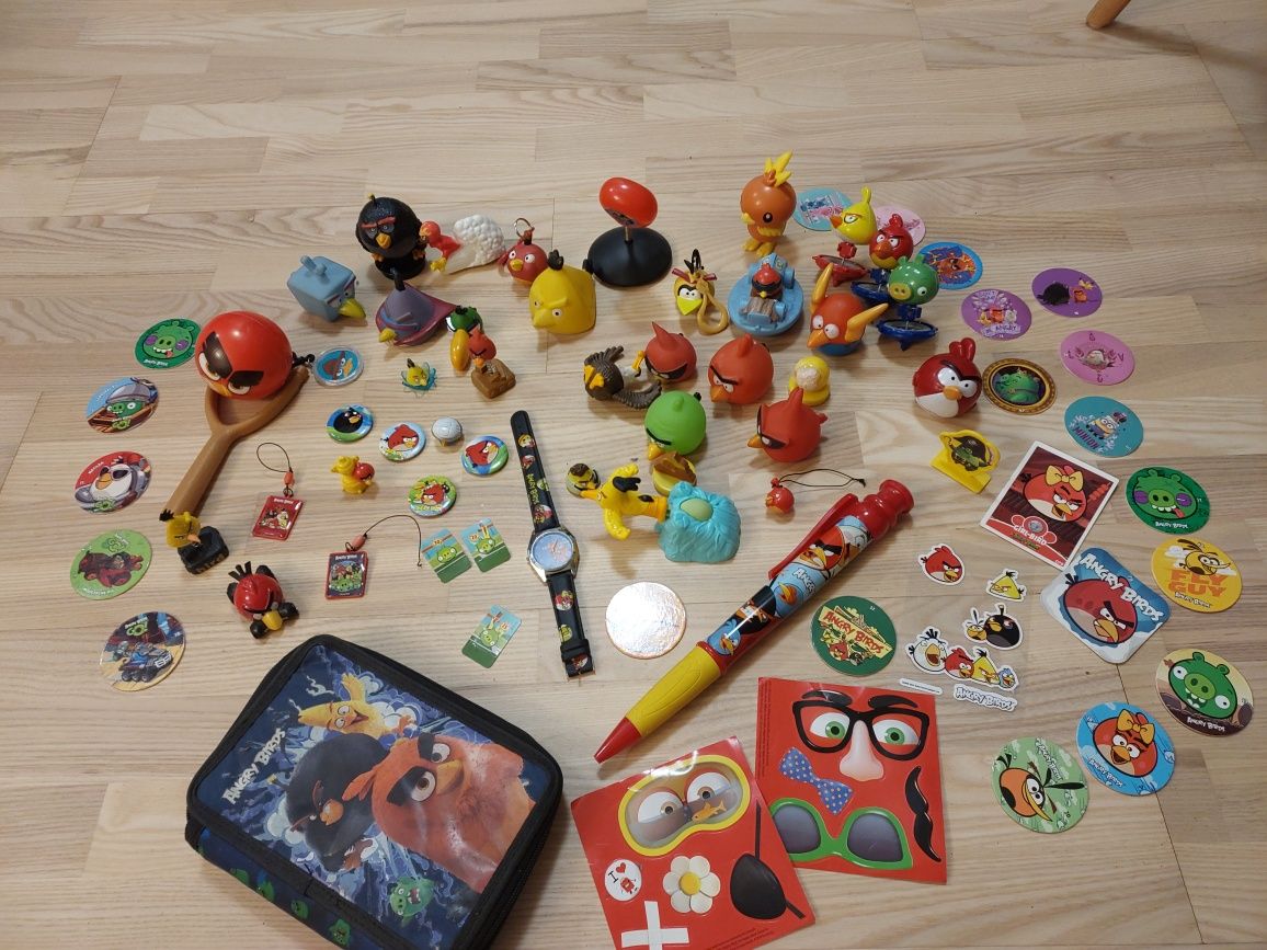 Angry Birds cała kolekcja piórnik długopis gadgety gadżety figurki kar