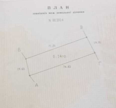 Продам земельну ділянку неподалік р. Псел у Потоках
