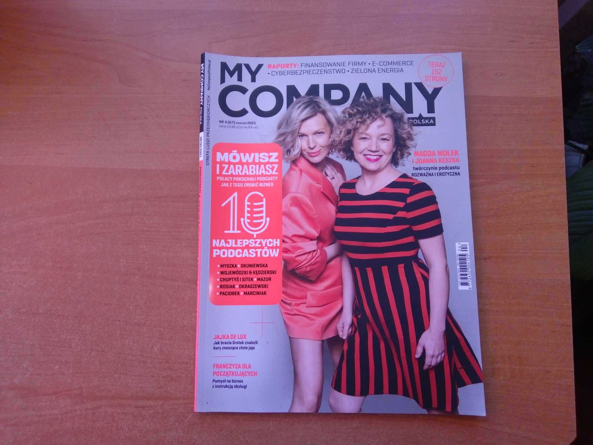 Miesięcznik My Company Polska nr 4 2021 kwiecień 67 gazeta czasopismo