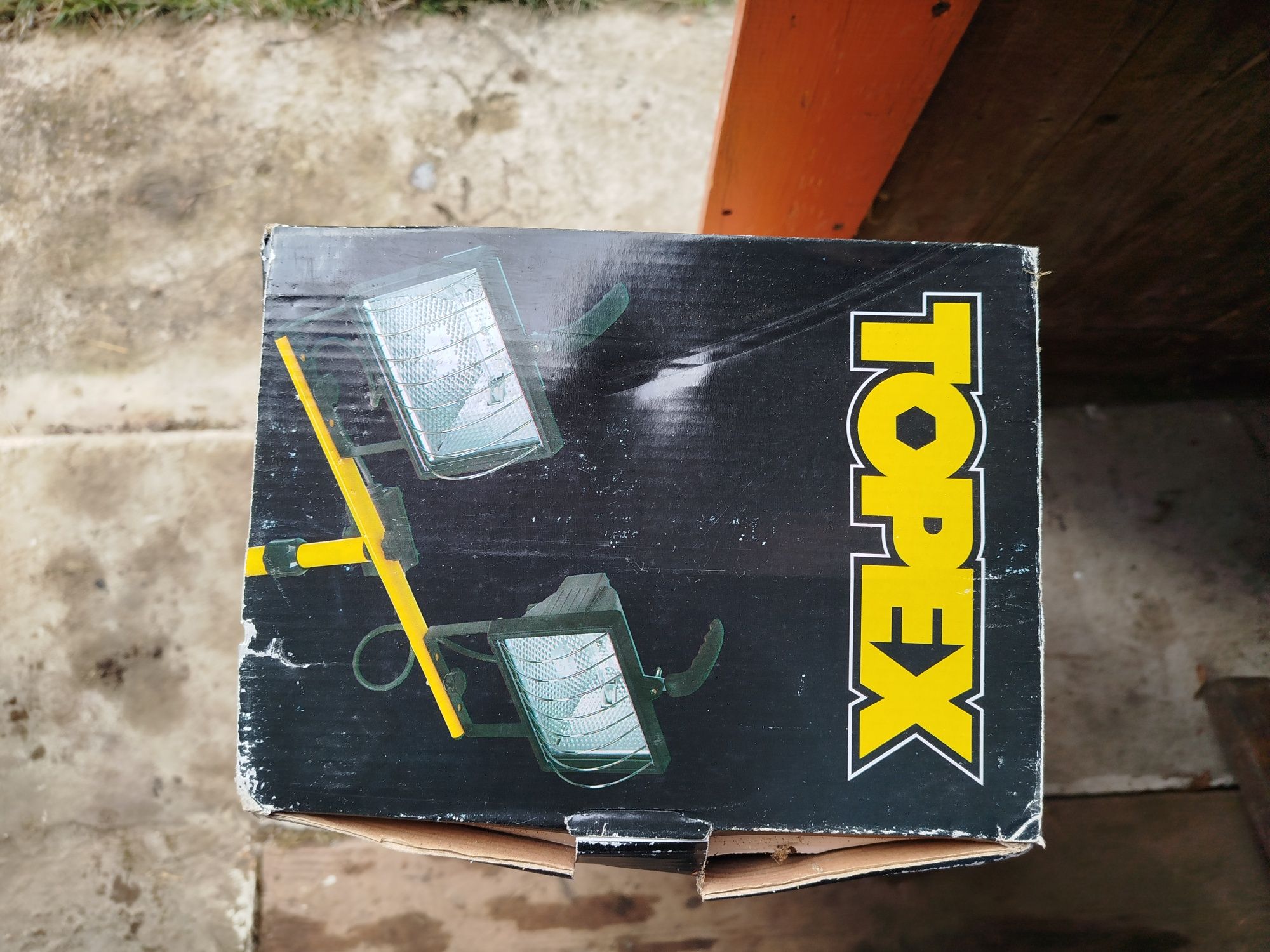 Podwójny Halogen na statywie topex