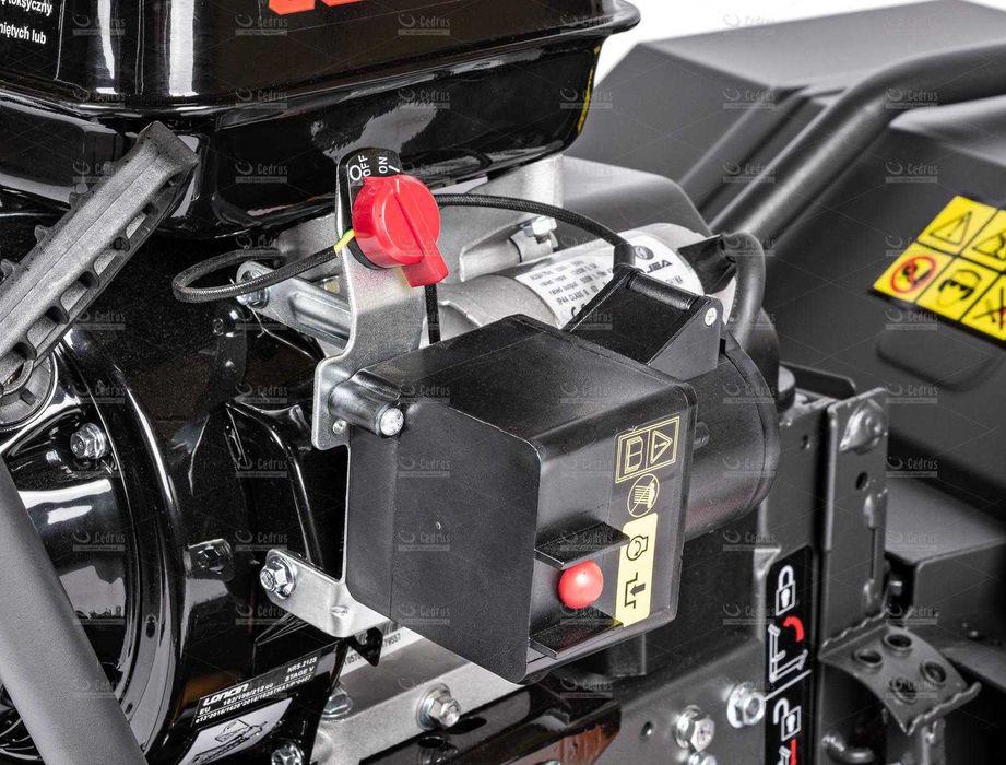 Zamiatarka odśnieżarka spalinowa Cedrus ZM06E 4W1 Rozruch elektryczny
