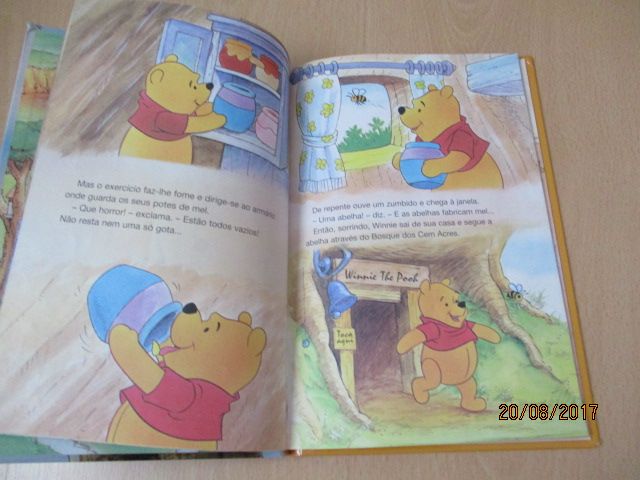 Livros infantis Dora Exploradora, Pooh, Peter Pan