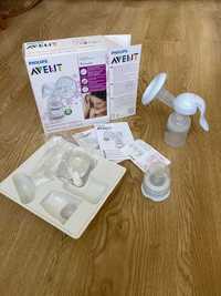 Молоковідсмоктувач механічний з пляшкою, Philips Avent