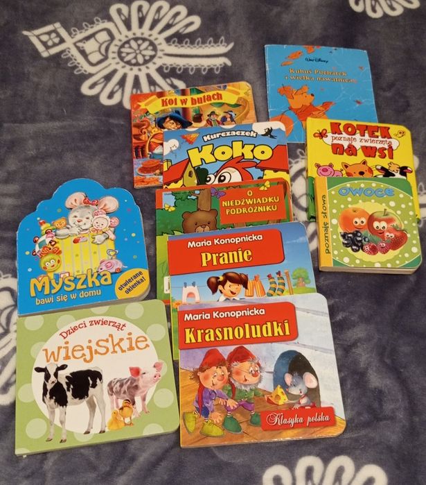 zestaw książeczek dla maluszka