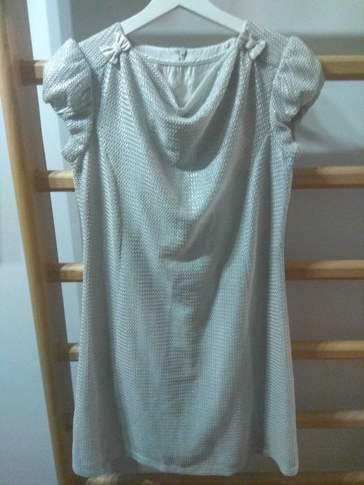 Sukienka srebrna nitka rozmiar 158