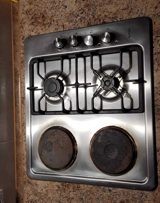 Комбінована варочна поверхня, або вбудована плита б/в у хорошому стані