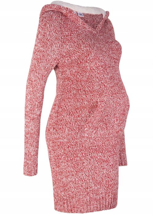 B.P.C dzianinowa ciążowa sukienka kaptur 40/42.