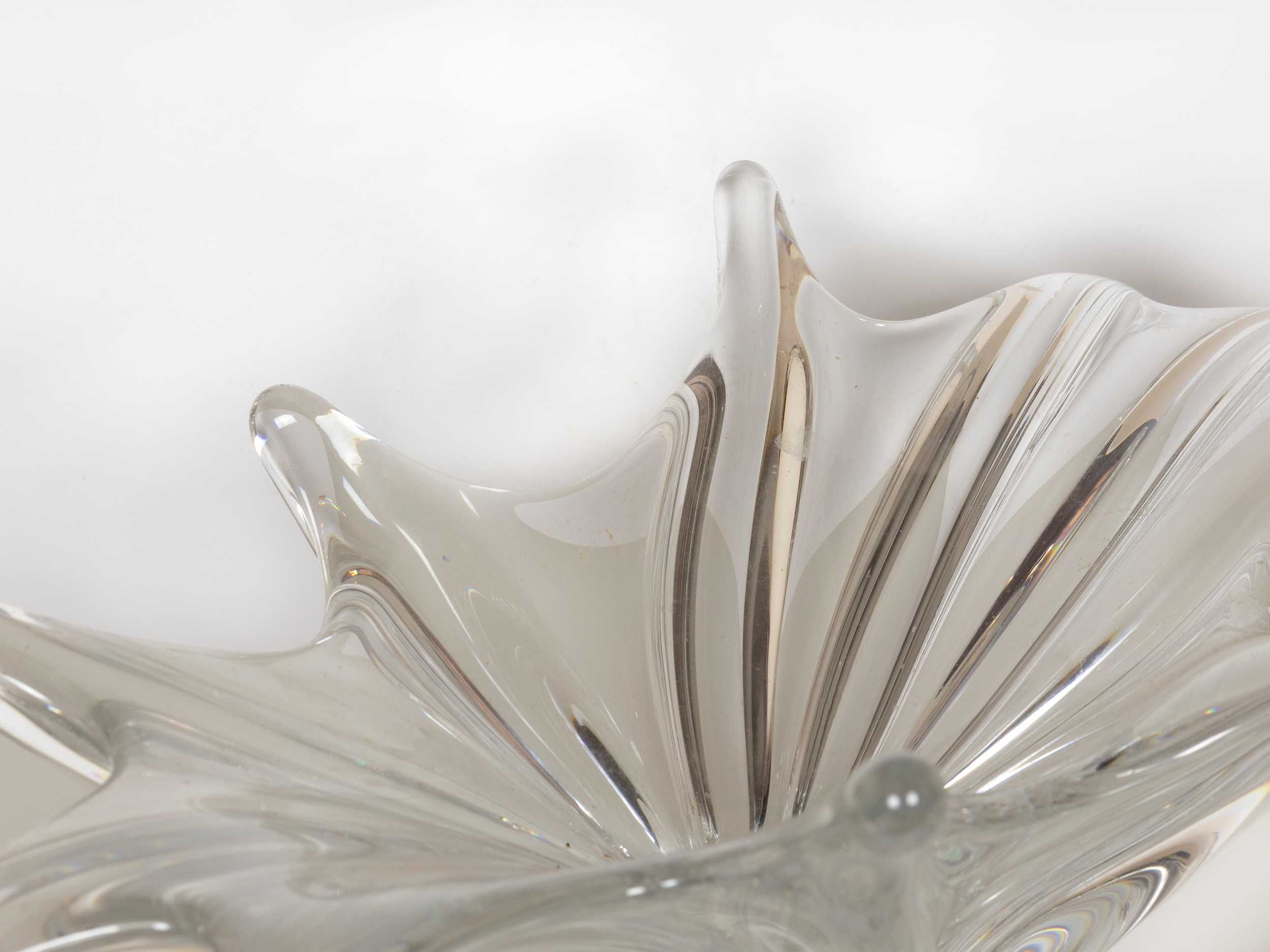 Taça centro mesa cristal Baccarat Art Deco | século XX