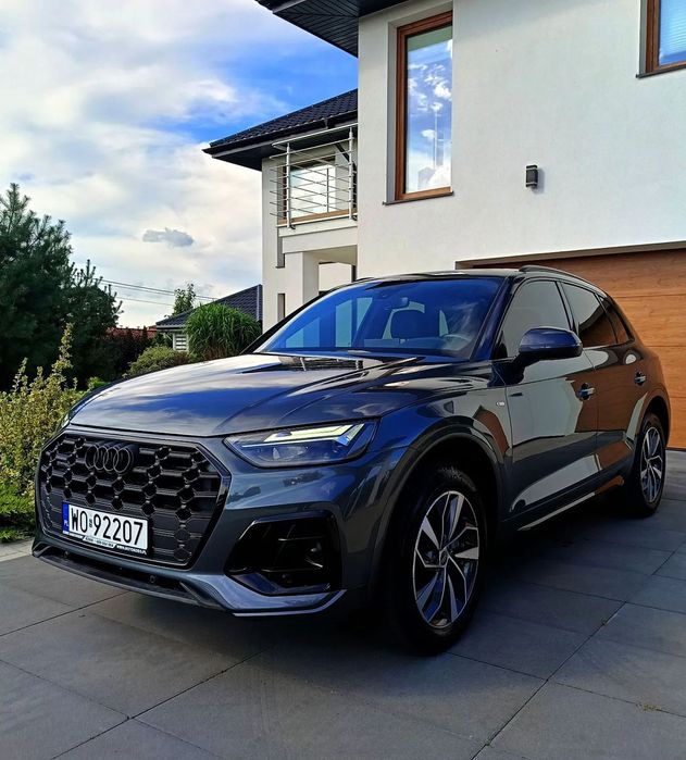 Audi Q5 Audi Q5 45 TFSI M-HEV, 265 KM, 11 700km. S-Line + pakiet Black