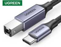 Кабель для принтера МФУ UGREEN USB-C (Type C) to USB type B 2.0 US370