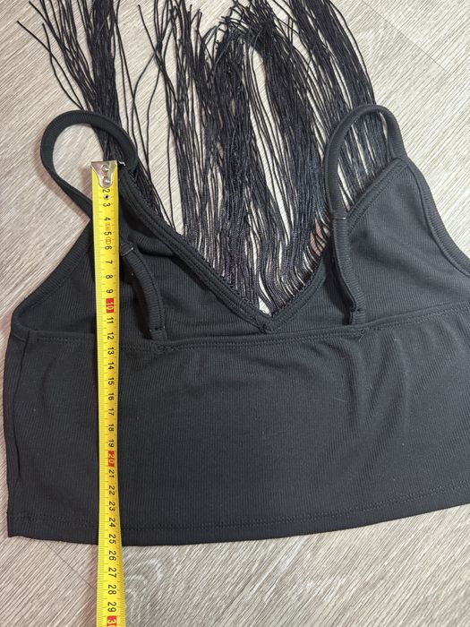 костюм чорного кольору, розмір XS-S юбка топ