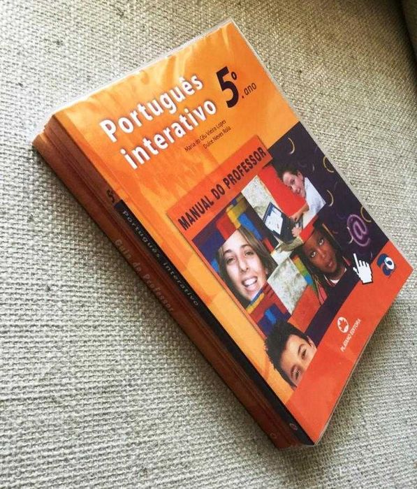 Livros escolares Professor Português 5º Ano - Plátano Editora - Novo