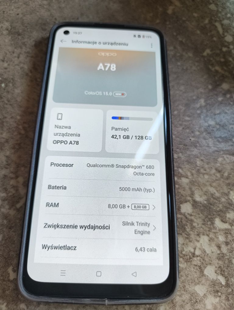 Smartfon OPPO A78 4G 8/128