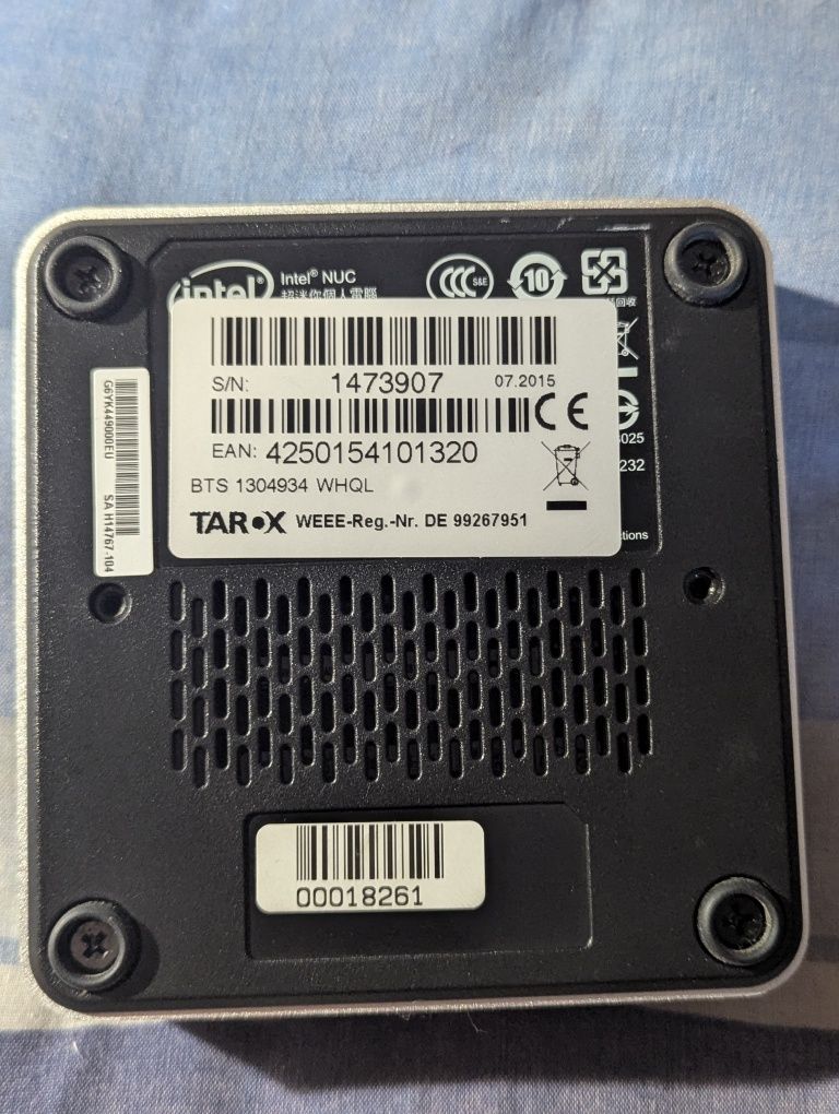 Мини ПК TAR®X: i3-4010U, 8 DDR3, 256 mSATA, WiFi, Bluetooth, HDMI, Ger