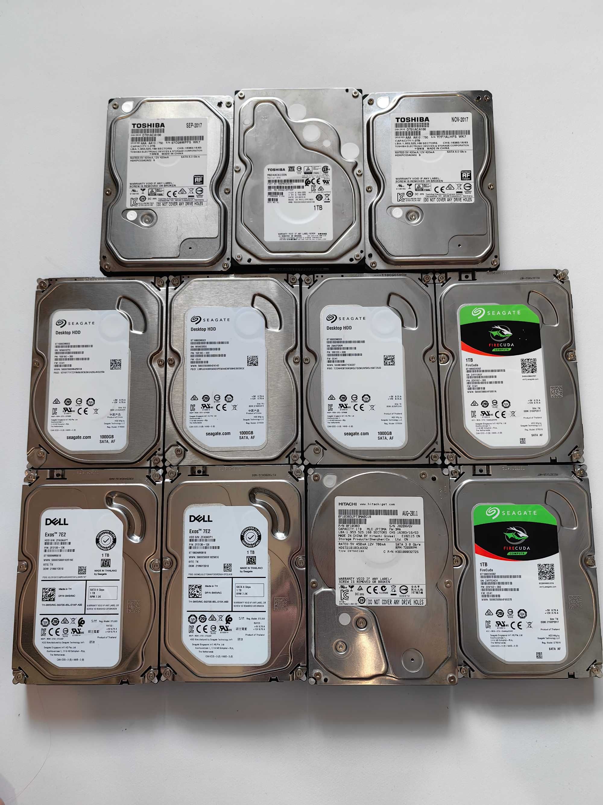 Жесткий диск Toshiba Seagate Hitachi WD 1 TB sata 3.5