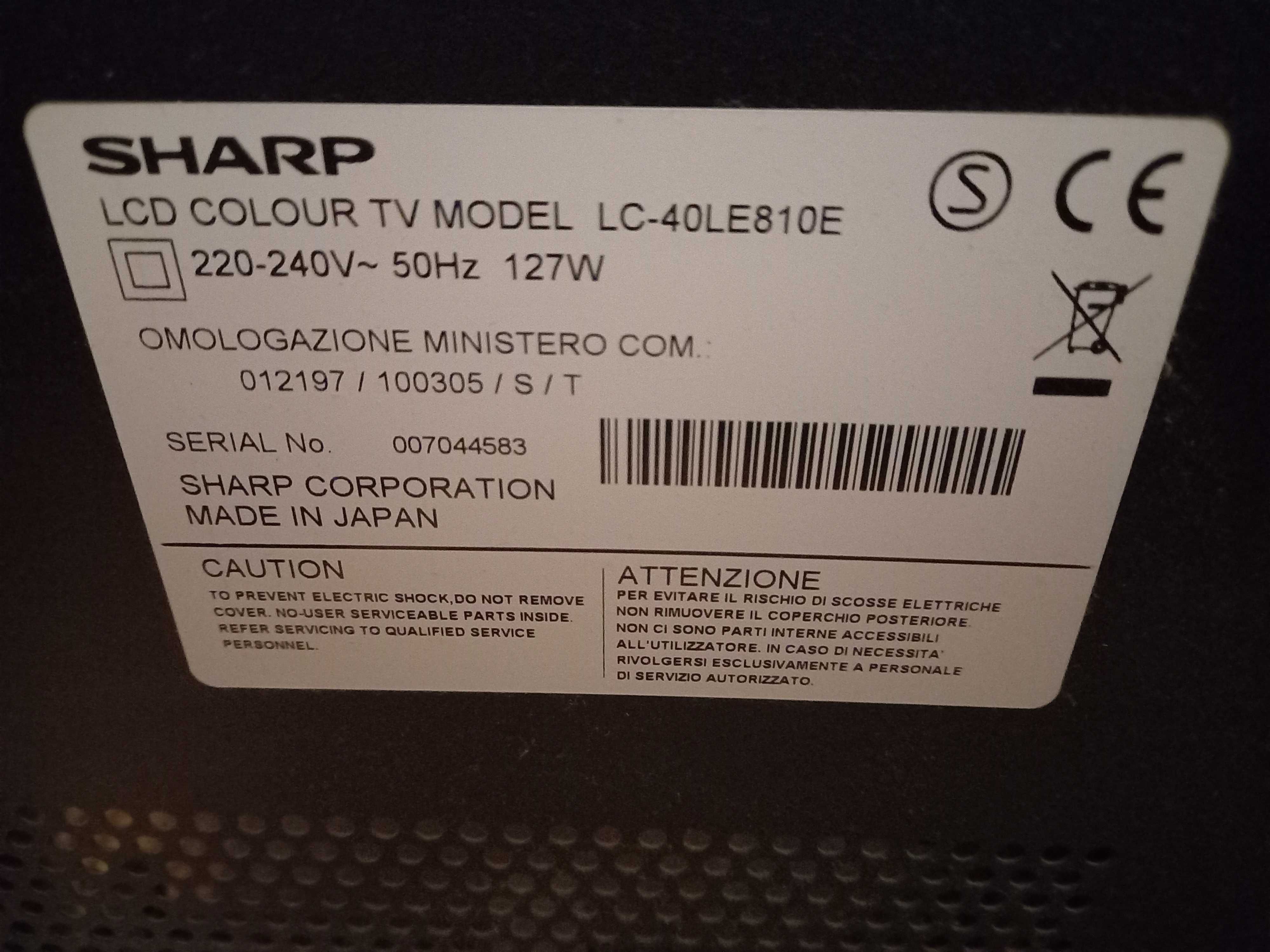 Телевизор SHARP LX-40LE810E
