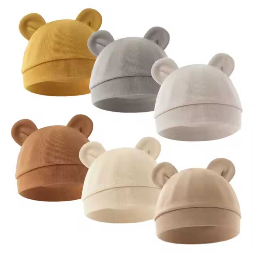 Gorro infantil com orelhas