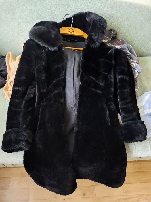 Шуба з мутона та норки Mykonos, мутон, норкова
