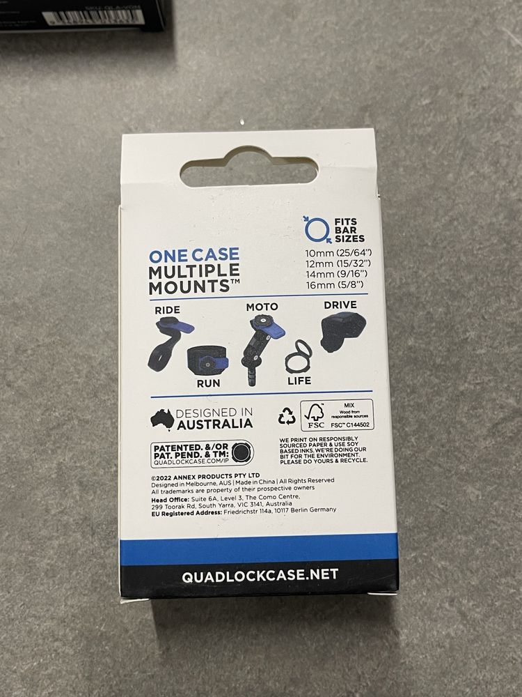 Suporte Quadlock para espelho / scooter
