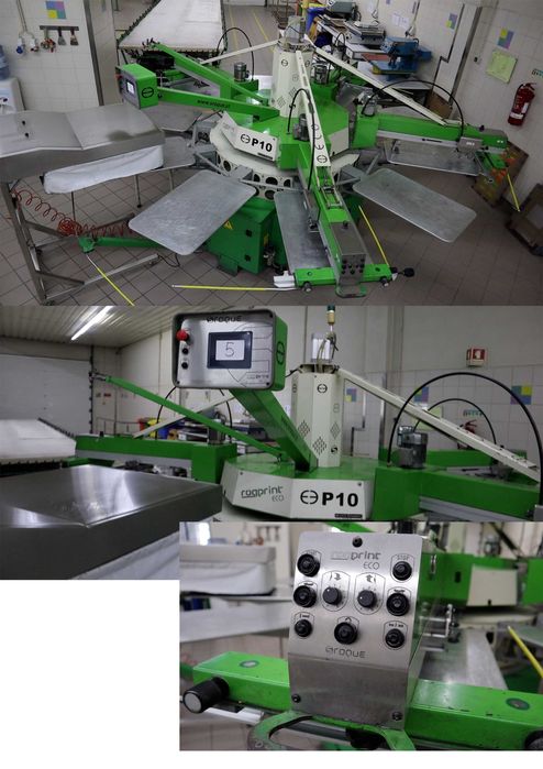 Prensa automática rotativa - ROQ PRINT ECO P10C04 MC - 2006