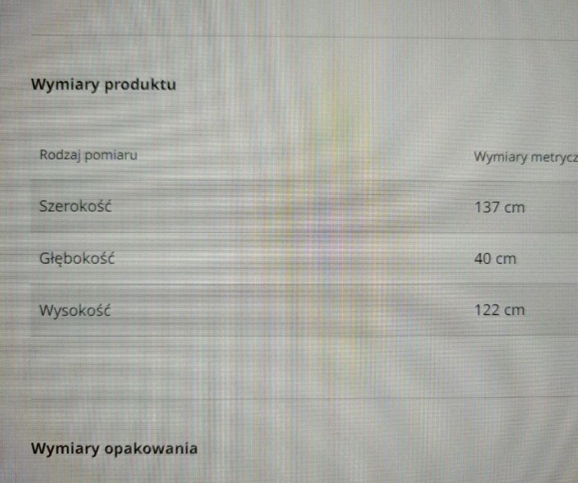 HIMNA szafka TV 137x122 czarny IKEA