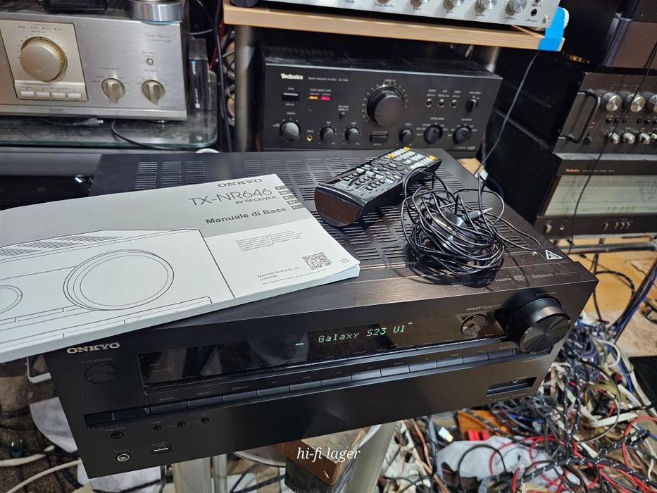 ONKYO TX-NR 646  Bluetooth WiFi Internet USB HDMI ACR 4k UltraHD
