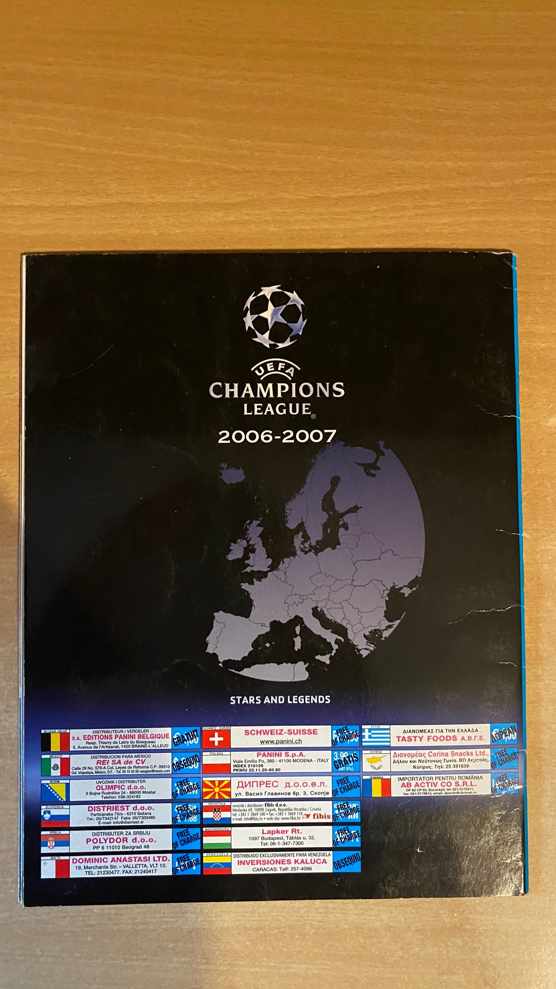 UEFA Champions League 2006/2007 - album PANINI [naklejonych 99/384]