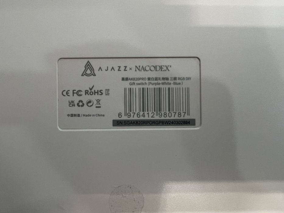 Клавіатура ajazz a820 pro